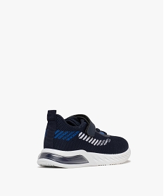 baskets en mesh a scratch et semelle bulle dair garcon bleu basketsG879701_4