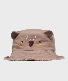 GEMO Chapeau bob en toile avec détails en relief bébé garçon Beige