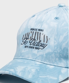 casquette en toile tie-and-dye fille bleuG881301_2