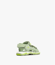 sandales sport a brides scratch bebe garcon vert sandales et nu-piedsG882101_4