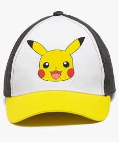 casquette bicolore avec motif pikachu garcon - pokemon jaune standardG883401_2