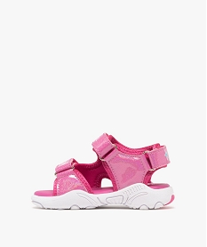 sandales sport a semelle lumineuse bebe fille - la patpatrouille rose vif sandales et nu-piedsG883801_3