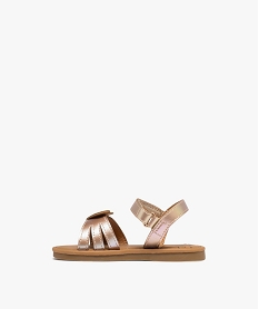 sandales metallisees a bride scratch et cœur en relief bebe fille dore sandales et nu-piedsG884601_3