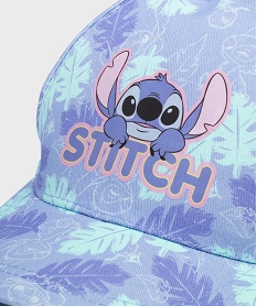 casquette en coton imprime fille - stitch bleu standardG885901_2