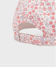 casquette en coton a motifs fleuris fille roseG886201_3