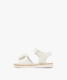 sandales vernies a pois fermeture scratch bebe fille - lovely wings blanc vif sandales et nu-piedsG886401_3