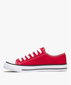 baskets en toile sur semelle epaisse femme rouge standardG887601_3