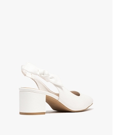 escarpins a bout pointu et talon ouvert femme blanc vifG888101_4