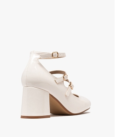 escarpins vernis a bout carre et talon haut et large femme beigeG888401_4