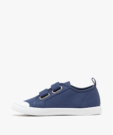 tennis en toile fermeture a scratch garcon - buggy bleu standard basketsG889201_3