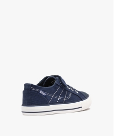 tennis en toile fermeture scratch garcon - lee cooper bleu basketsG891901_4