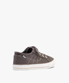 tennis en toile fermeture scratch garcon - lee cooper brun basketsG892101_4