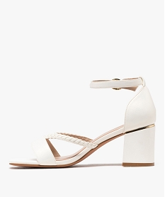 sandales femme a talon large et bout carre femme blanc standard sandales a talonG896001_3