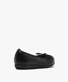 ballerines confort avec noeud en corde femme noir standard ballerinesG896601_4