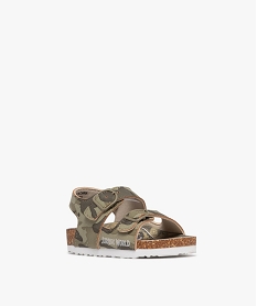 sandales a boucles et semelle interieure imprimee bebe garcon - jurassic world vert sandales et nu-piedsG898801_2