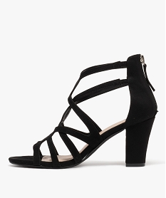 sandales multibrides a talon femme noir standard sandales a talonG899601_3