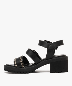 sandales a talon et semelle crantee femme noir chine sandales a talonG900401_3