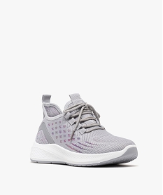 baskets running en mesh a lacets femme - valentina baldano grisG901401_2