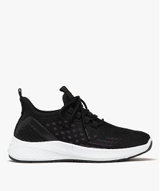 GEMO Baskets running en mesh à lacets femme - Valentina Baldano noir standard