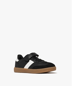 baskets a scratch avec bandes contrastantes garcon - camps united noir standard basketsG902001_2