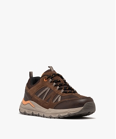 baskets basses a lacets homme - 5 miles marron vifG909701_2