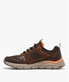 baskets basses a lacets homme - 5 miles marron vifG909701_3