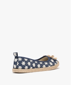 ballerines en toile imprimee a semelle de corde femme bleu chineG912601_4