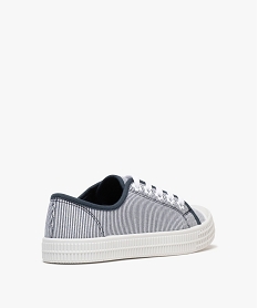 baskets en toile a epaisse semelle et bout recouvert femme bleuG914001_4