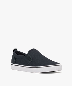 baskets en toile a enfiler style slippers homme - urban steps bleuG917401_2