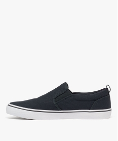 baskets en toile a enfiler style slippers homme - urban steps bleuG917401_3