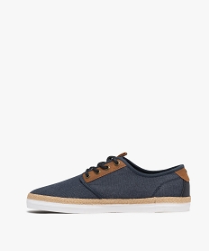 baskets en toile avec semelle de corde homme bleuG918601_3