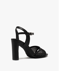 sandales a talon multibrides femme noir vif sandales a talonG924601_4