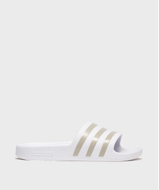 GEMO Mules de piscine Adilette Aqua fille - Adidas blanc vif