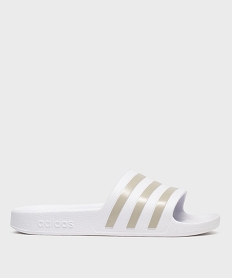 GEMO Mules de piscine Adilette Aqua femme - Adidas blanc vif