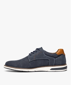 derby multimatieres sur semelle sport homme - mario baldano bleuG929601_3