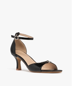 sandales vernies avec boucles a strass femme noir vif sandales a talonG930001_2