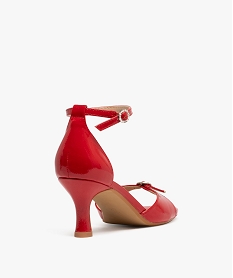 sandales vernies avec boucles a strass femme rouge vif sandales a talonG930601_4