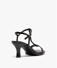 sandales a talon multibrides femme noir standard sandales a talonG931801_4