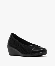 ballerines confort a talon compense femme noir standard escarpinsG932201_2
