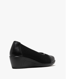 ballerines confort a talon compense femme noir standard escarpinsG932201_4