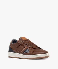baskets basses a lacets au look urbain homme marron vifG932901_2