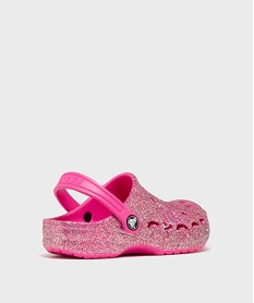 sabots souples pailletes dessus perfore fille - crocs rose vifG935701_4
