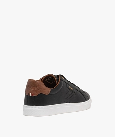 baskets basses a lacets avec semelle contrastante homme - lee cooper noir vifG936101_4