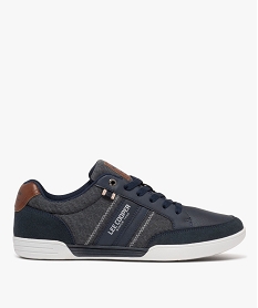 GEMO Baskets basses de ville à semelle fine homme - Lee Cooper Bleu