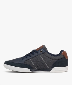 baskets basses de ville a semelle fine homme - lee cooper bleuG937501_3