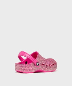 sabots souples pailletes dessus perfore fille - crocs rose vifG938101_4