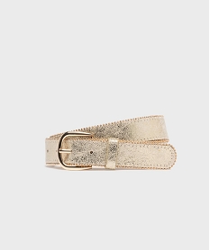 ceinture large metallisee a perles femme doreG939301_3