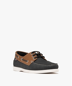 chaussures bateau bicolore - taneo orangeG944501_2