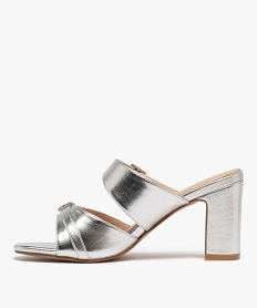 mules a talon metallisees femme argente sandales a talonG947101_3