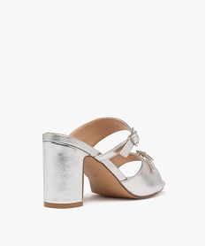 mules a talon metallisees femme argente sandales a talonG947101_4